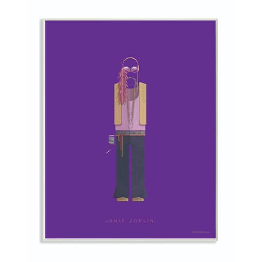 Stupell Industries Janis Joplin Fashion Design Wall Art